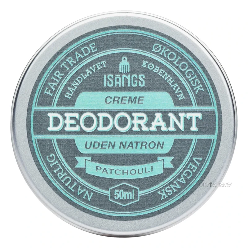 Cream Deodorant utan bakpulver, Patchouli, 50 ml.