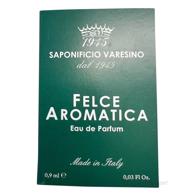 Eau de Parfym, Felce Aromatica, Prover, 0,9 ml.