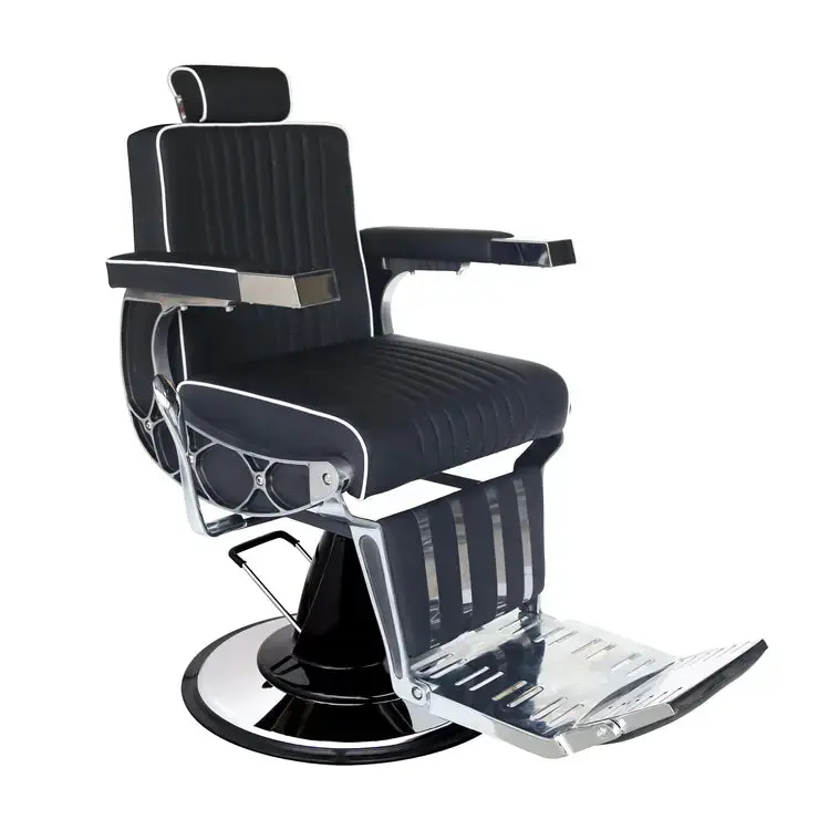 Barber Chair Black-Silver