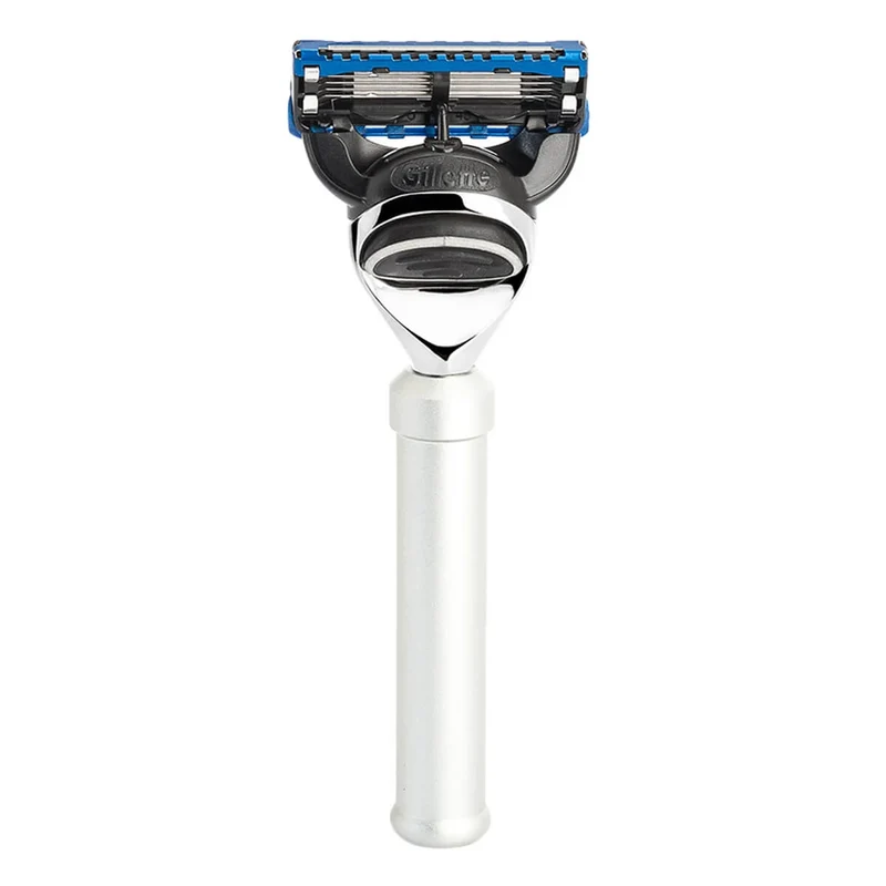 Gillette Fusion reseskrapa, matt silver