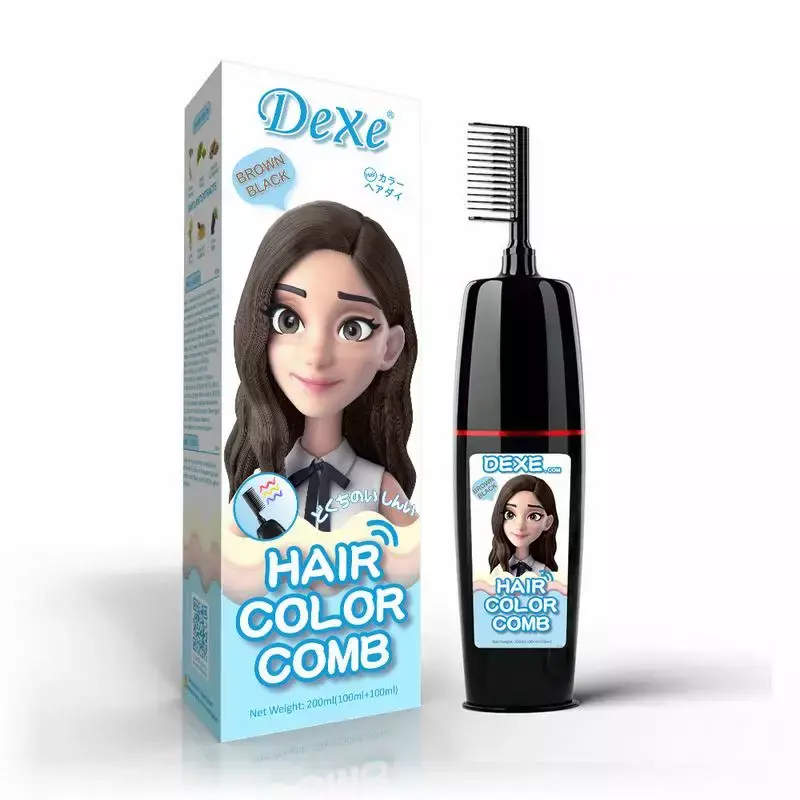 Dexe Color Shampoo - brown Black