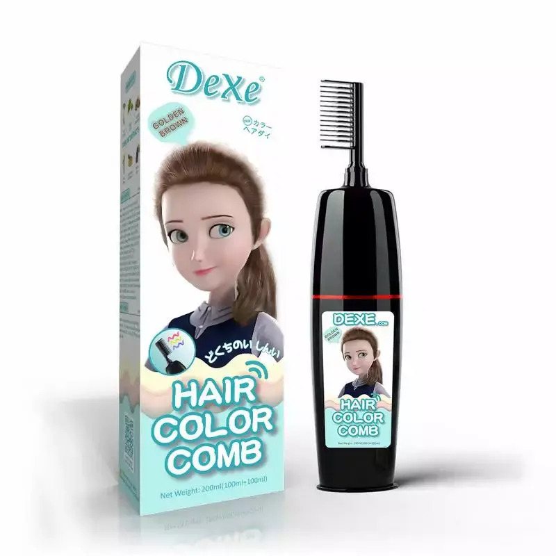 Dexe Color Shampoo – Golden Brown