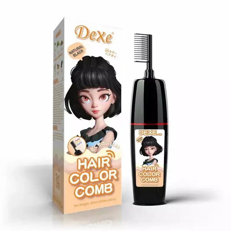 Dexe Color Shampoo - Natural Black