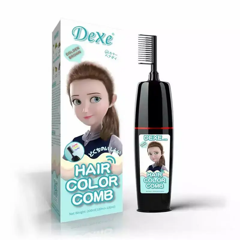Dexe Color Shampoo – Golden Brown