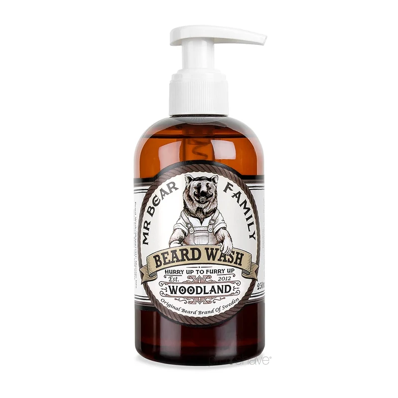 Skäggschampo, Beard Wash, Woodland, 250 ml.