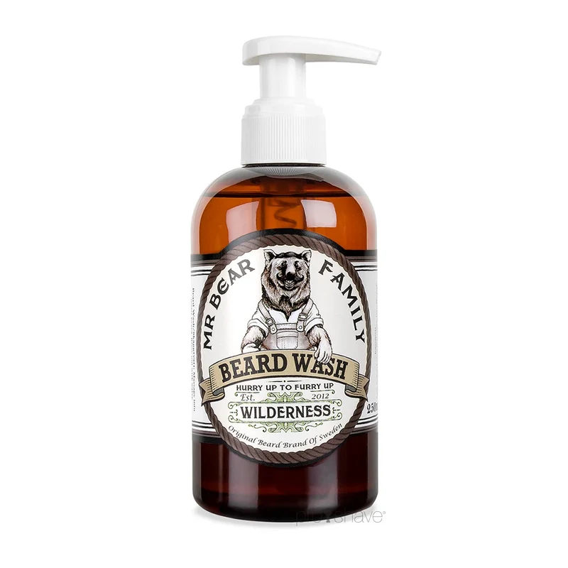 Skäggschampo, Beard Wash, Wilderness, 250 ml.