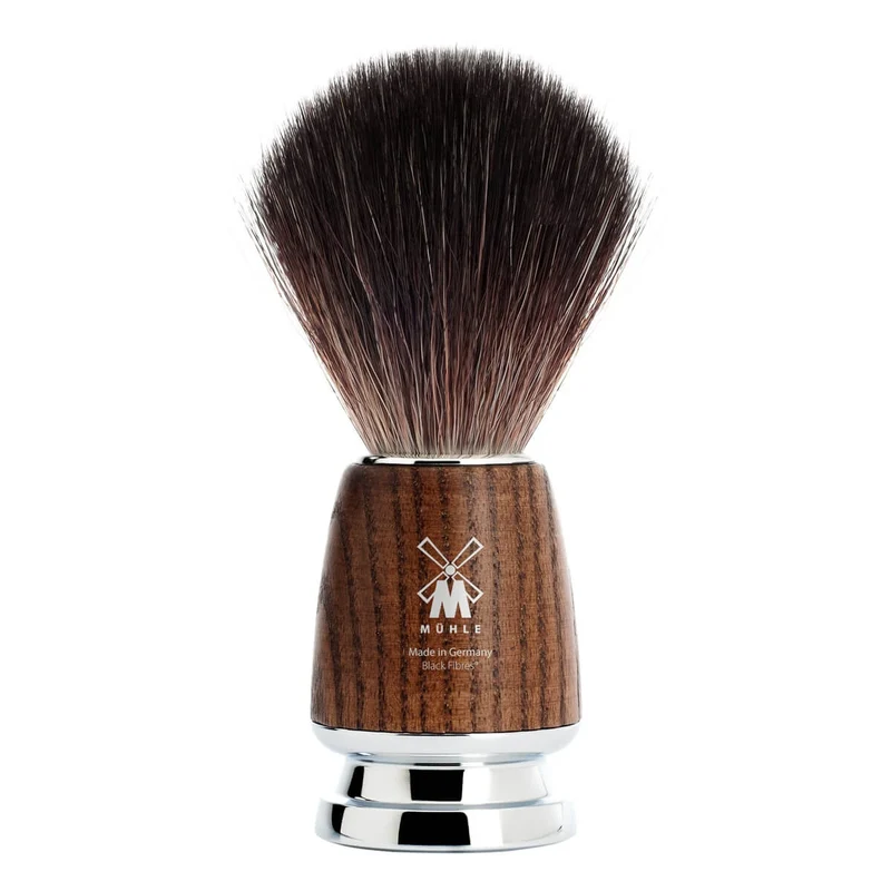 Rakborste i svart fiber, 21 mm, Rytmo, Ash