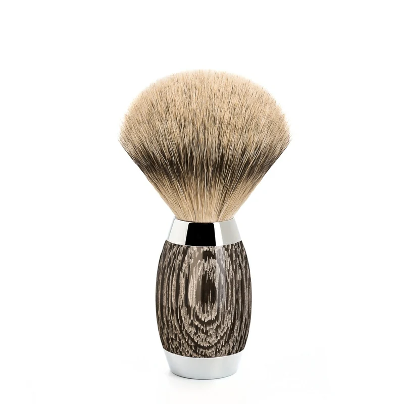 Silvertip Rakborste, Edition No. 3, Moss Oak & Sterling Silver