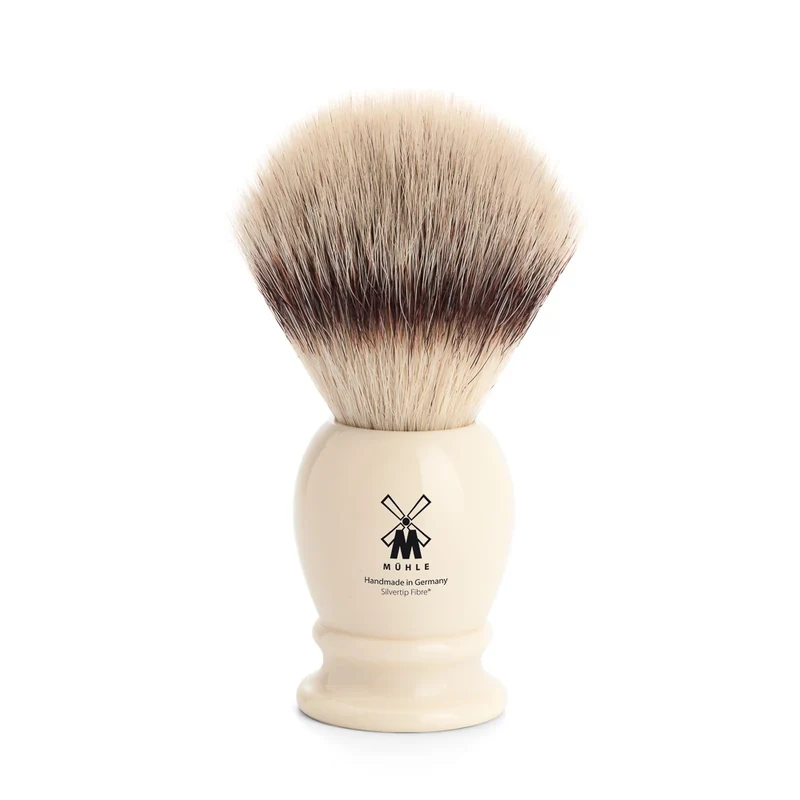 Silvertip Fibre® Rakborste, 23 mm, Classic, Vit Resin