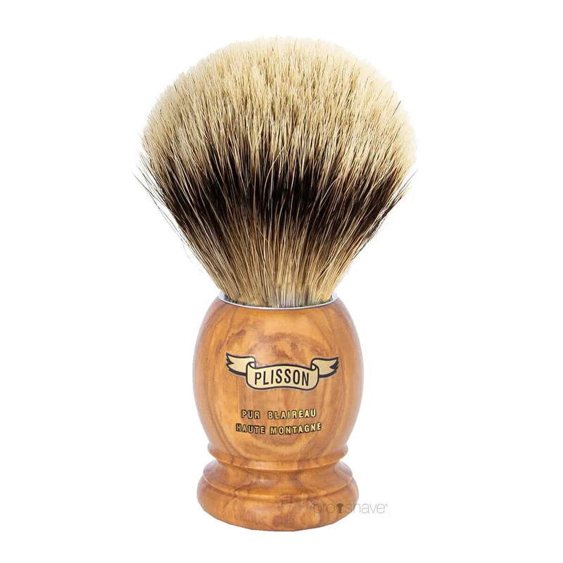 Rakborste, High Mountain White Badger & Olive Wood, Original, Storlek 12