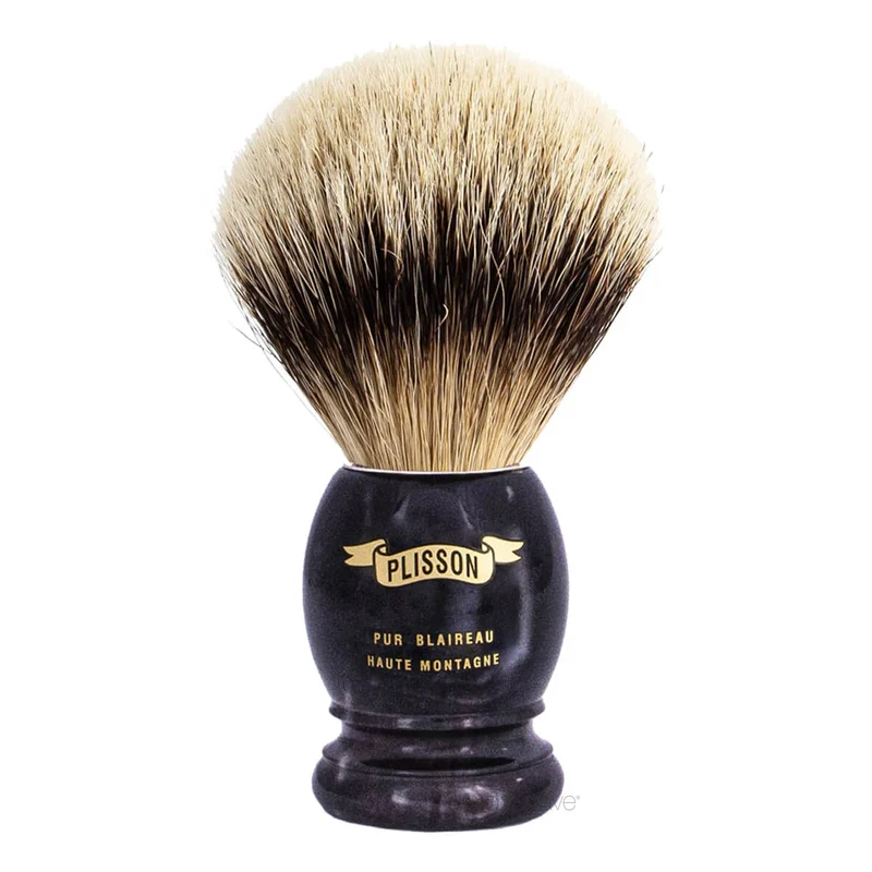 Rakborste, High Mountain White Badger & Genuine Black Horn, Original, storlek 12