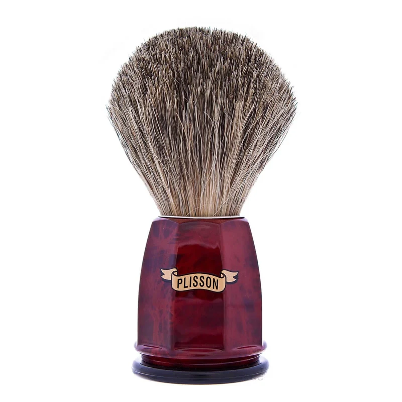 Rakborste, Russian Grey Badger & Imit. Walnut, Heritage, Storlek 12