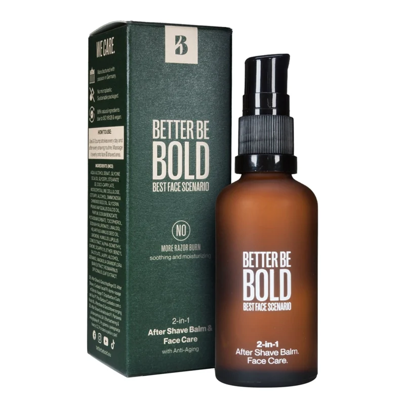 Best Face Scenario, 2in1 Aftershave Balm & Face Cream, 50 ml.