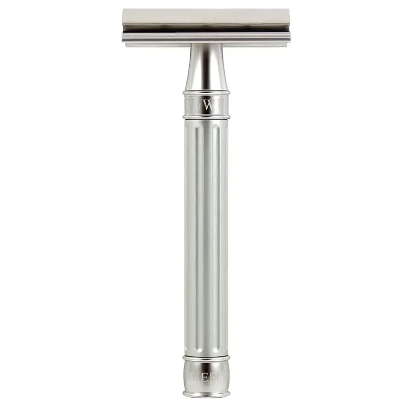 Edwin Jagger 3ONE6 Stainless Steel Silver DE Safety Razor