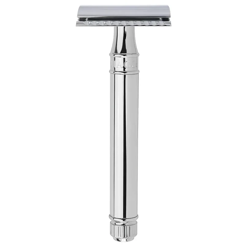 Edwin Jagger Long Handle Chrome DE Razor