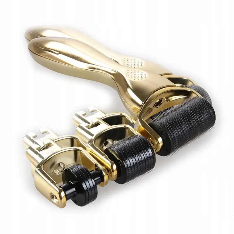Derma Roller 3-i-1 Guld