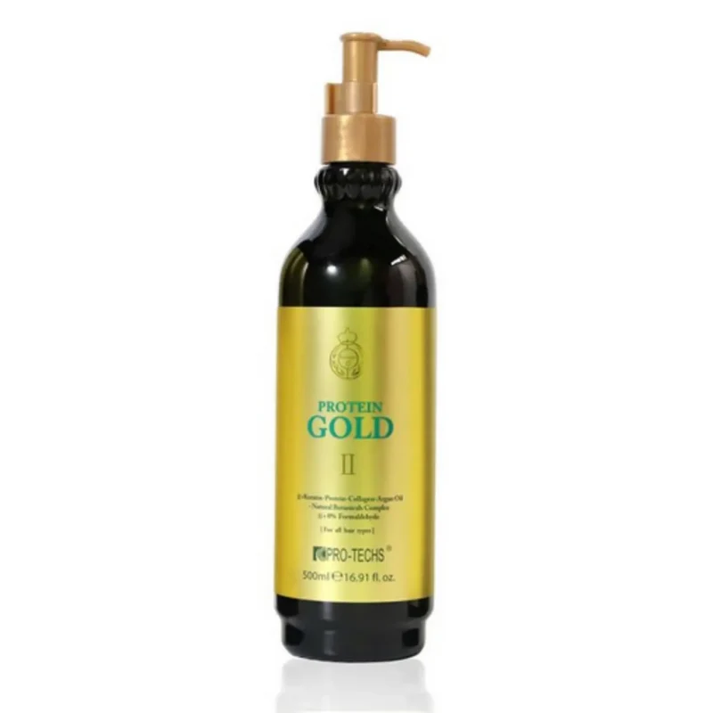 PRO-TECHS Keratin 0+ Protein Guld för alla hårtyper 500ML