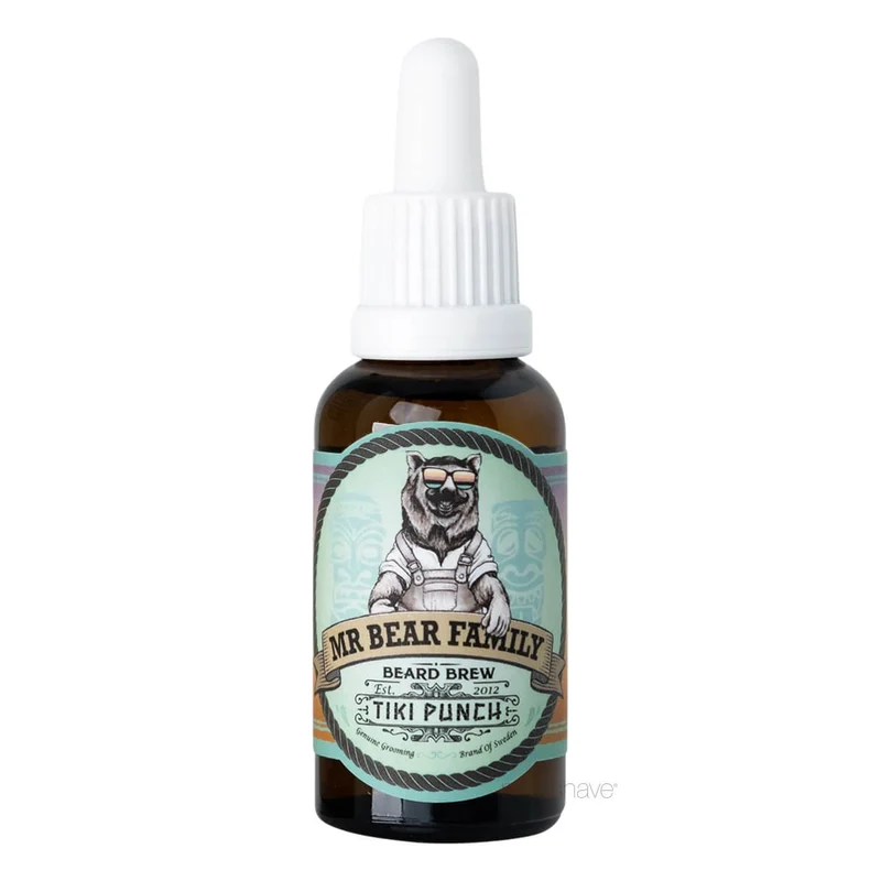 Skäggolja, Beard Brew Oil, Tiki Punch, 30 ml.