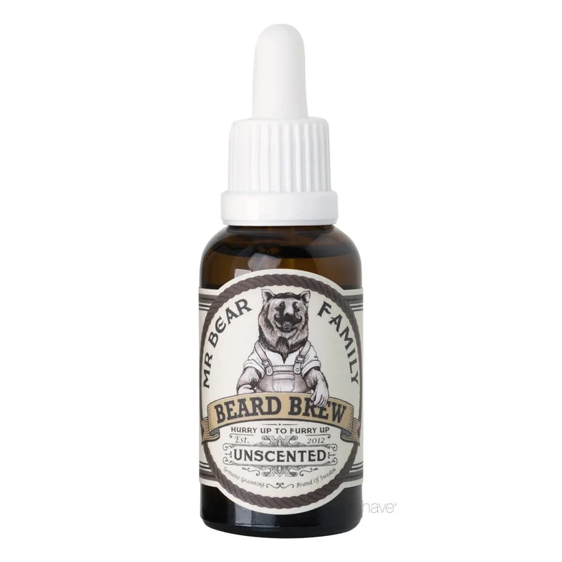 Skäggolja, Skäggolja, Oparfymerad, 30 ml.