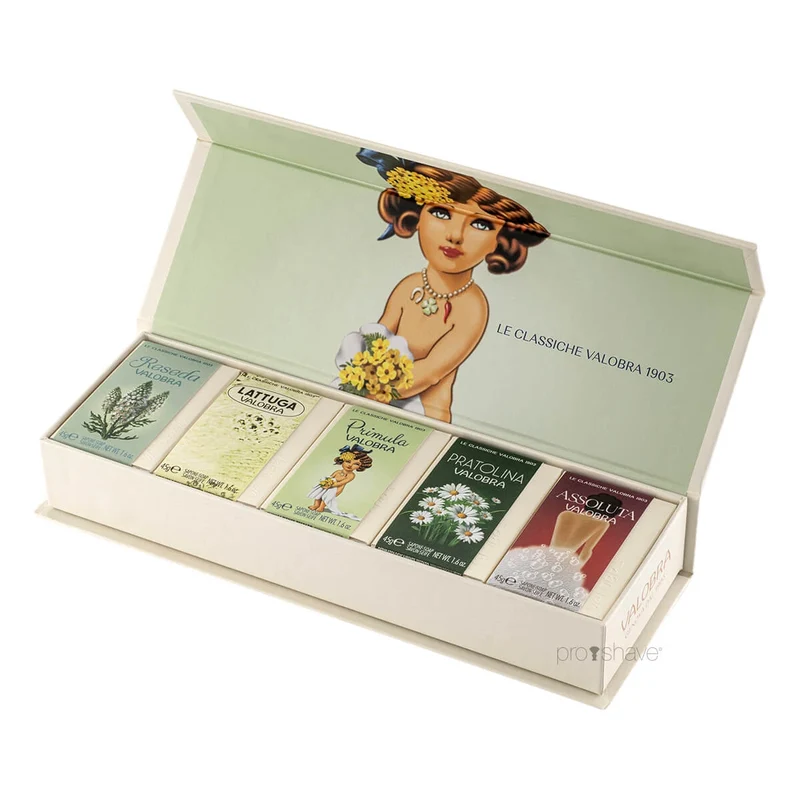 Presentförpackning, Primula, 5 x 45 gr.
