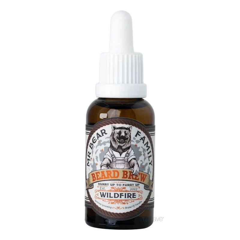 Skäggolja, Beard Brew Oil, Wildfire, 30 ml.