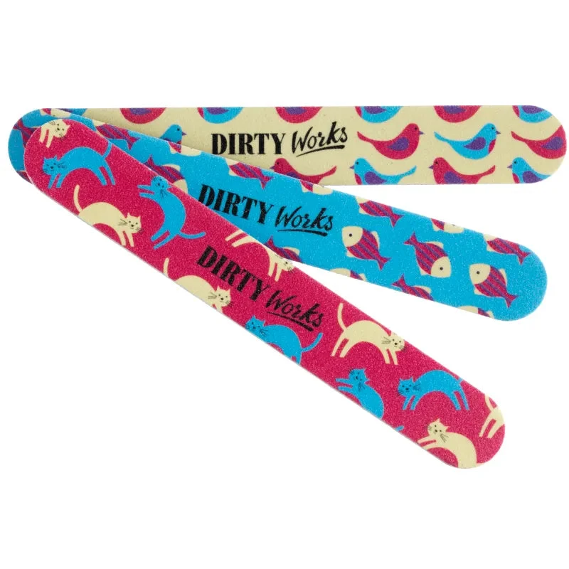 Dirty Works Printed Emery Boards