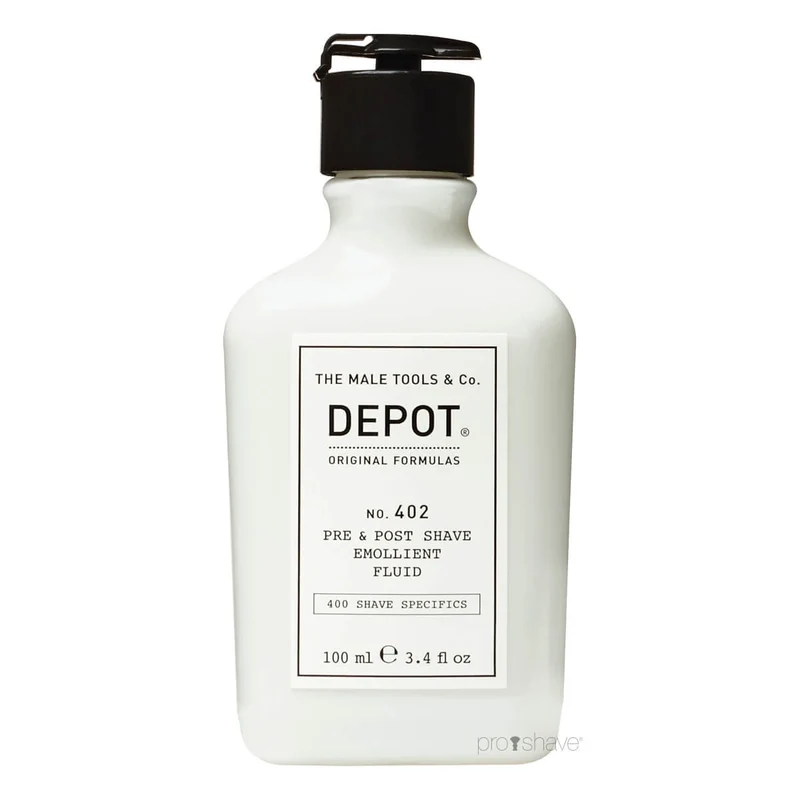 Pre & Post Shave Emollient Fluid, nr 402, 100 ml.
