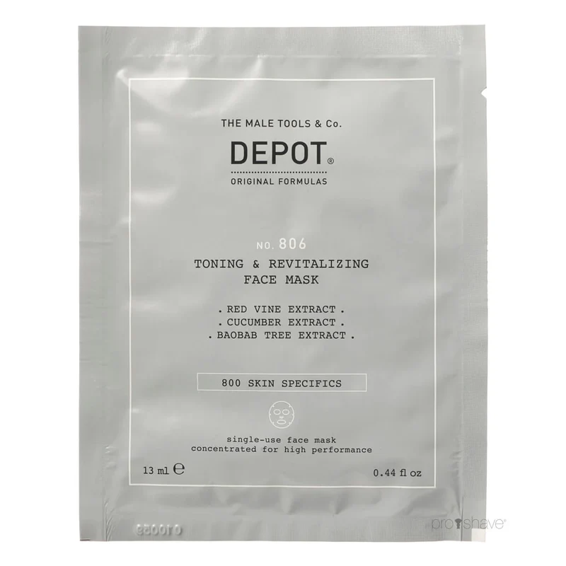 Toning & Revitalising Face Mask, nr 806, 1 st.