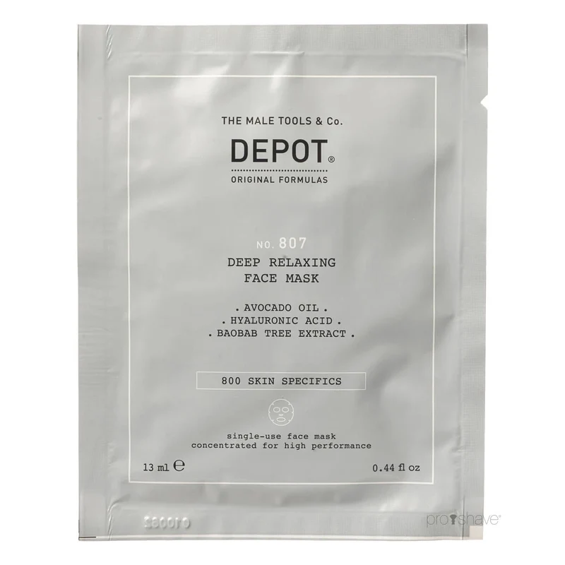 Deep Relaxing Face Mask, nr 807, 1 st.