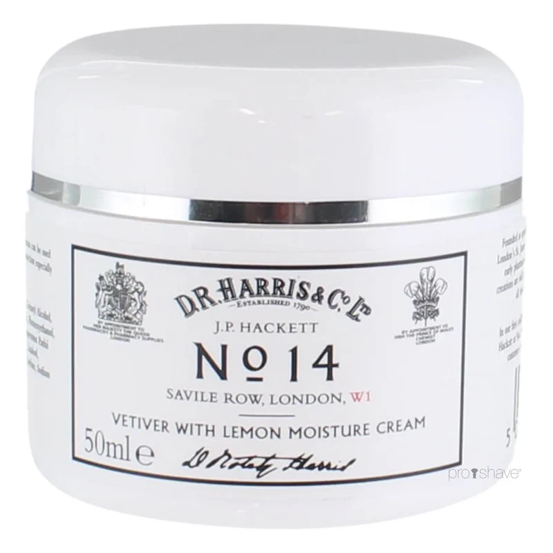 Nr 14 Vetiver with Lemon Moisture Cream, 50 ml.