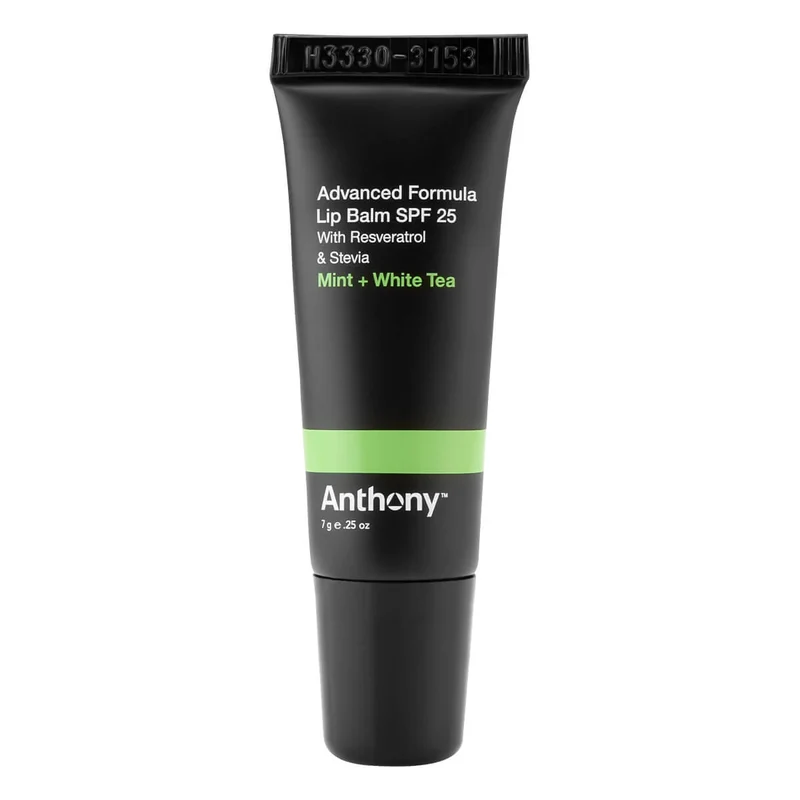 Läppbalsam, Mint & Vitt Te SPF 25, 7 gr.