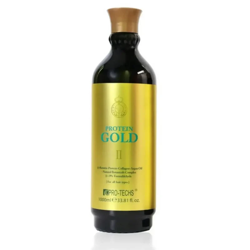 PRO-TECHS Keratin 0+ Protein Guld för alla hårtyper 1000ML