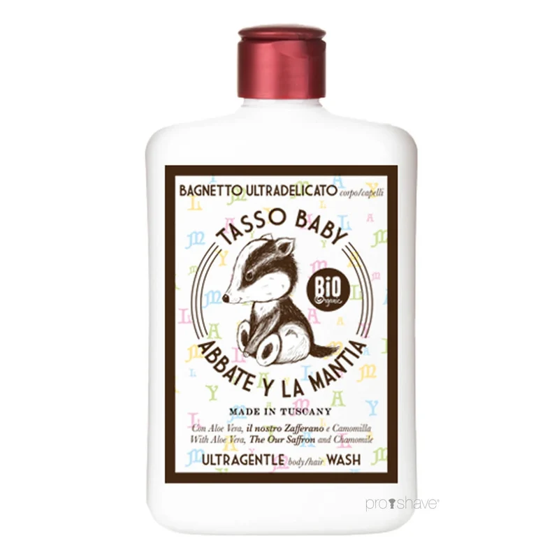 Mildt hår- och kroppsschampo, Baby, 400 ml.