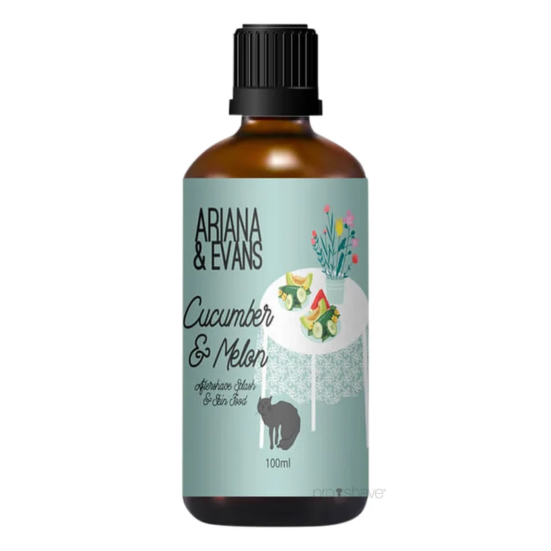 Aftershave, Cucumber & Melon, 100 ml.