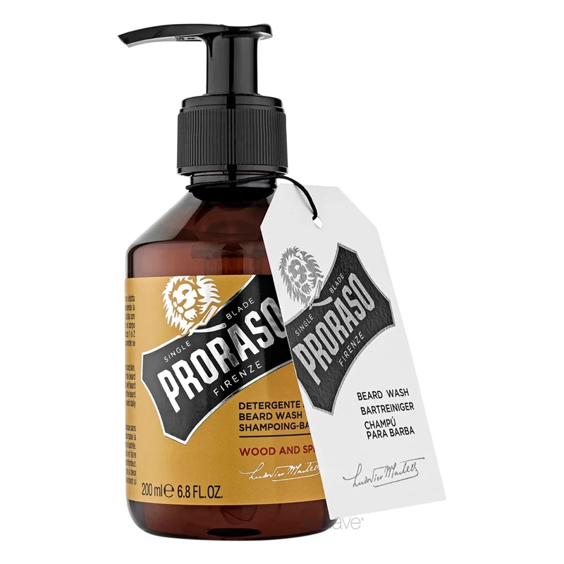 Skäggschampo, Wood & Spice, 200 ml.