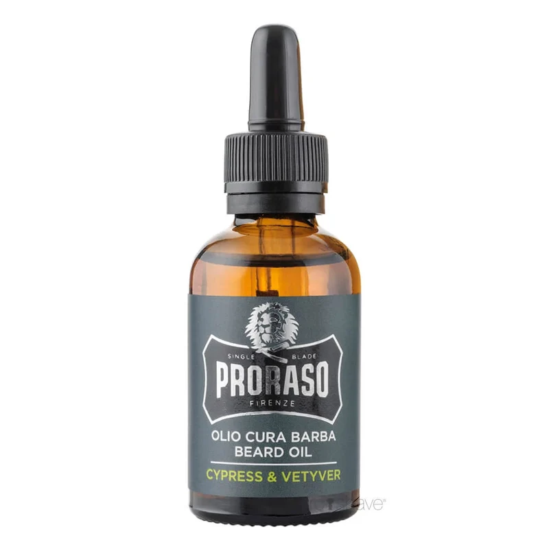 Skäggolja, Cypress & Vetiver, 30 ml.