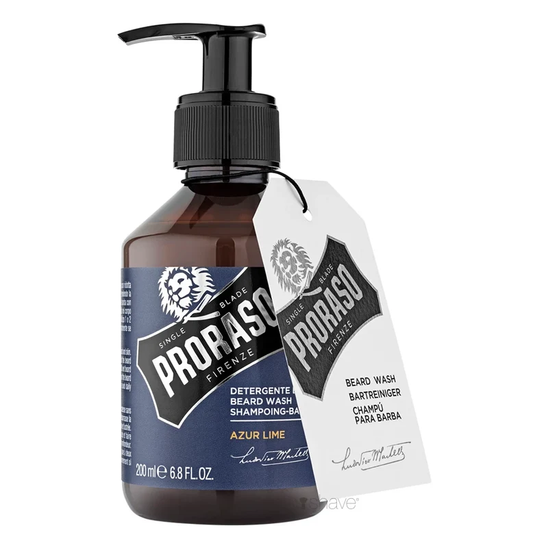 Skäggschampo, Azur Lime, 200 ml.