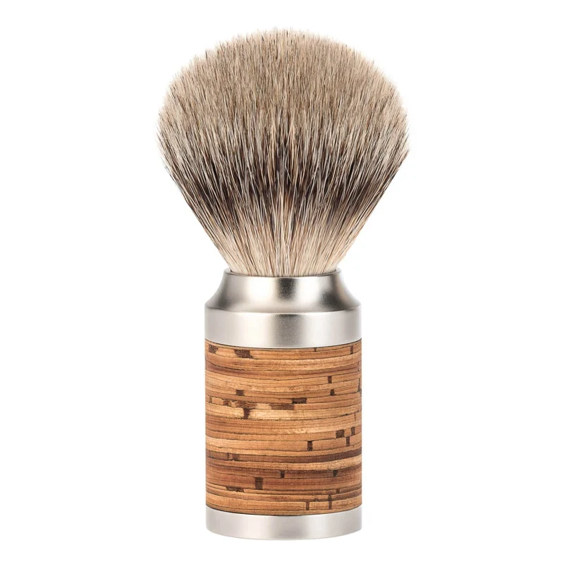 Silvertip Rakborste, 21 mm, Rocca, rostfritt stål & björkbark