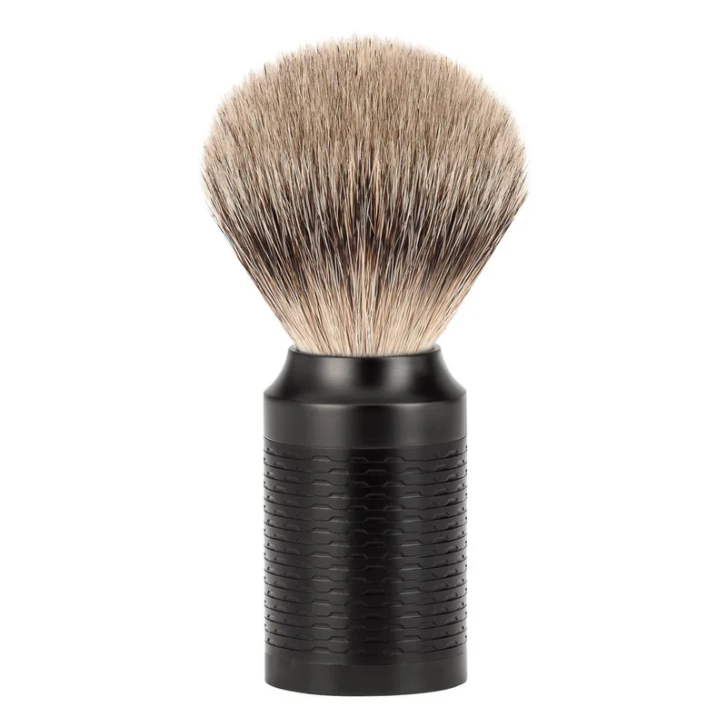 Silvertip Rakborste, 21 mm, Rocca, Svart rostfritt stål