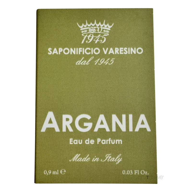 Eau de Parfym, Argania, Prover, 0,9 ml.