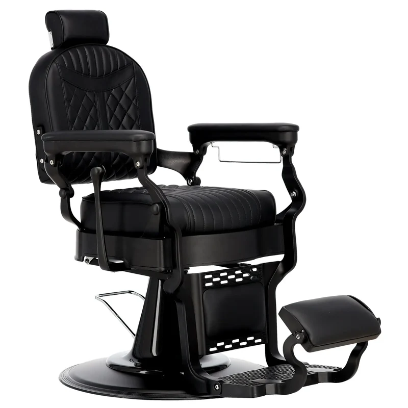 Barberarstol i Lyxig Svart Design