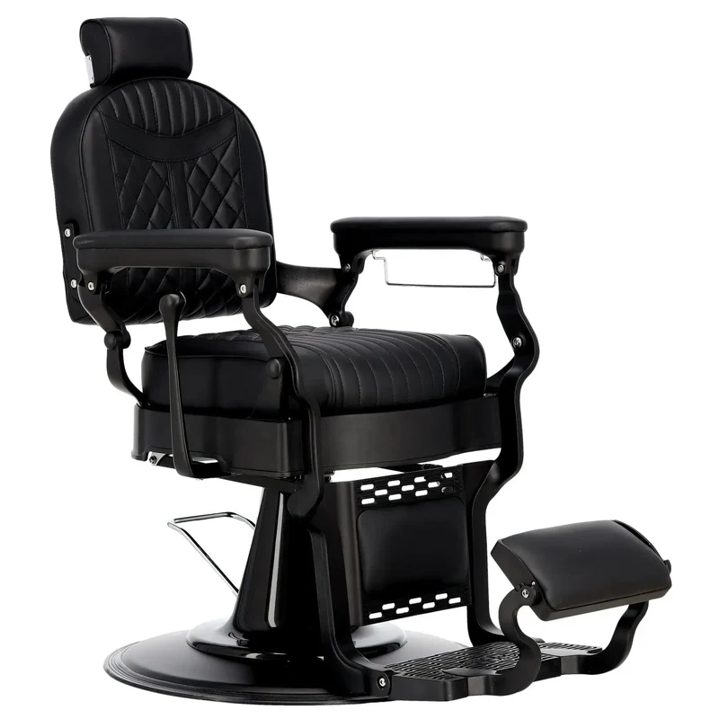 Barberarstol i Lyxig Svart Design