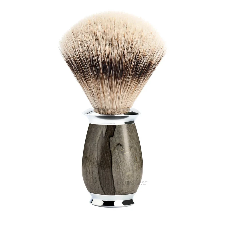 Silvertip Rakborste, 21 mm, Purist, Grained Beech