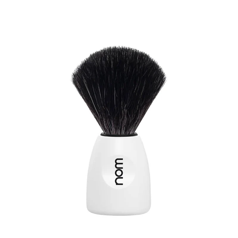 Rakborste, LASSE, Svart fiber, Vit