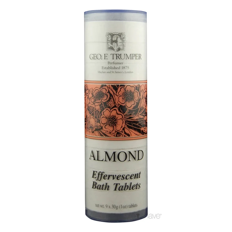 Badtvål i tabletter, Almond, 9 x 30 gr.