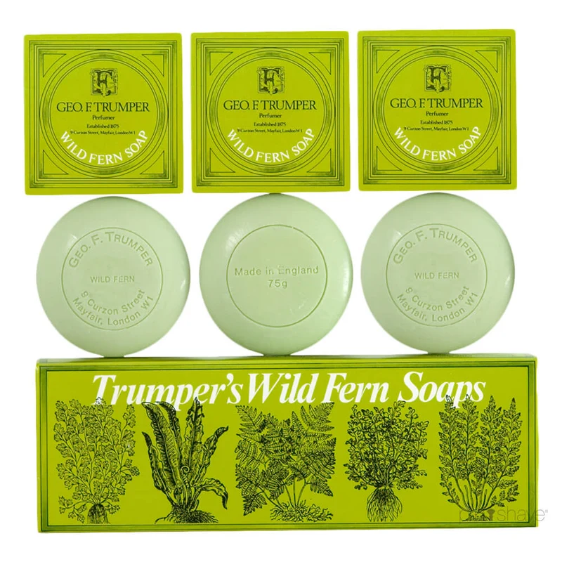 Handtvål, Wild Fern, 3 x 75 gr.