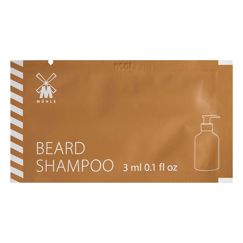 Skäggschampo, Prover, 3 ml.