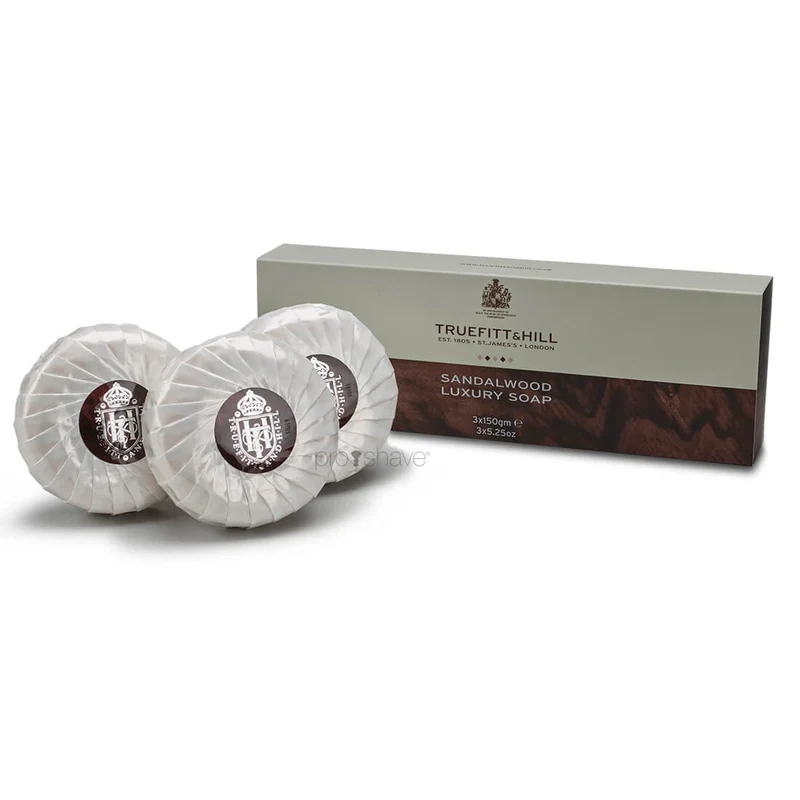 Tvål, Sandalwood (trippelmald), 3x150 gr.