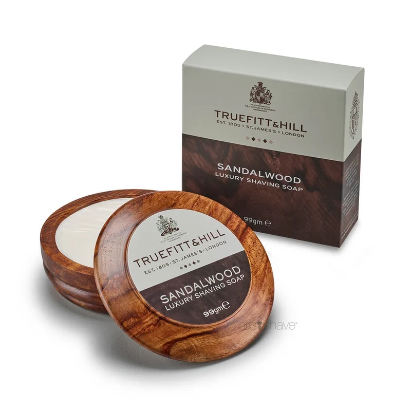 Raktvål i träskål, Sandalwood, 99 gr.
