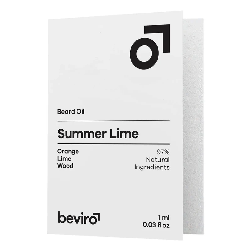 Skäggolja, Summer Lime, Prover, 1 ml.